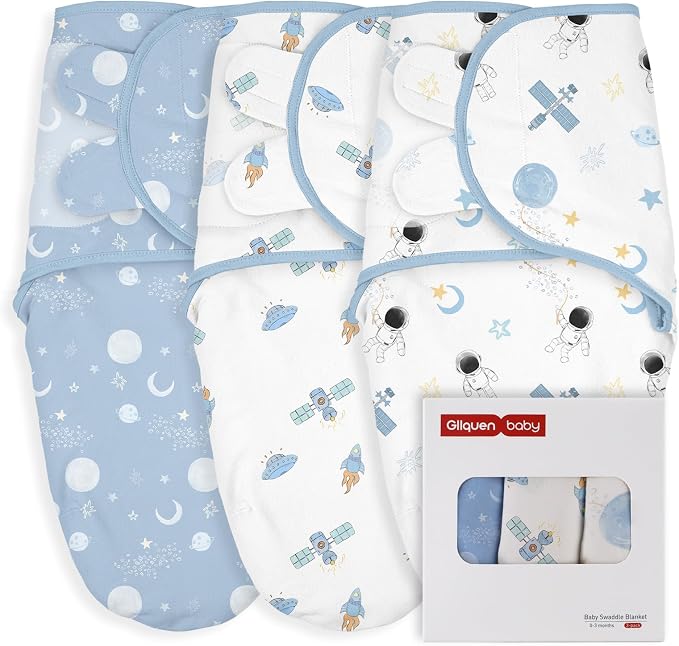 GLLQUEN BABY Swaddles for Newborns 0-3 Months, Adjustable & Easy Fastener | by GLLQUENBABY