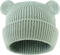 Bear Baby Beanie Knitted Baby Winter Hat Infant Toddler Boys Girls Beanie with Cotton Lining