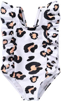 Newborn Baby Girl Ruffle Swimsuit Infant Toddler One Piece Floral Bikini Beach Bathing Swimwear Set