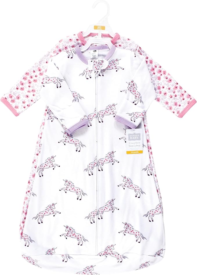 Hudson Baby Unisex Baby Cotton Long-Sleeve Wearable Sleeping Bag - Image 2