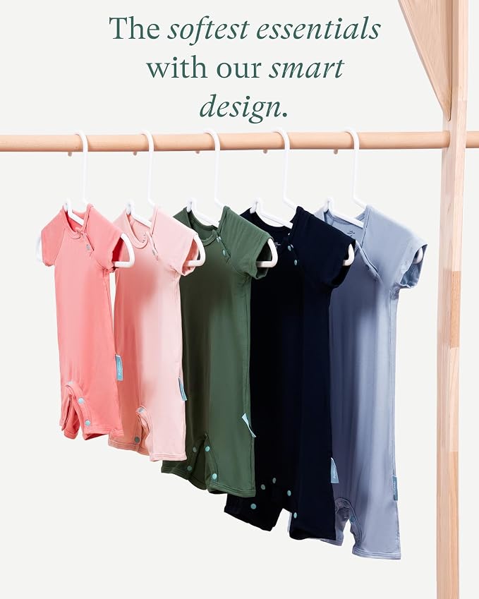PurComfy SuperSoft Bamboo Viscose Baby Romper, Short Sleeve | One-piece Summer - Image 7