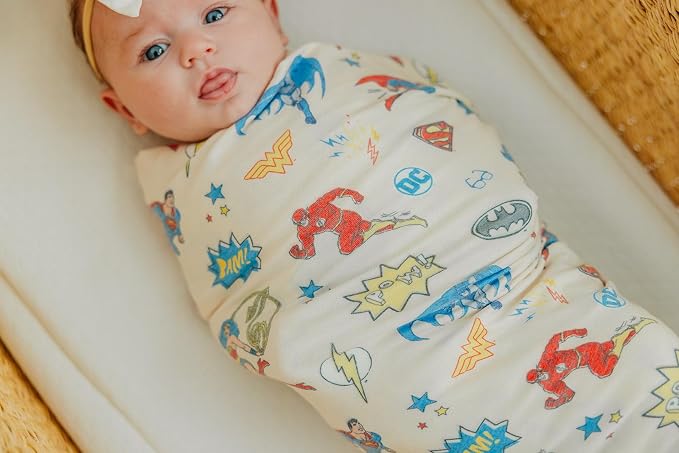 Copper Pearl Swaddle Blankets for Newborns | Soft Stretchy Receiving Blankets - Image 4