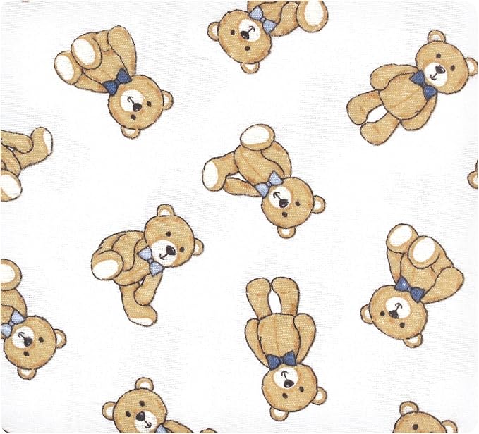 Little Treasure Hudson Baby Cotton Poly Flannel Receiving Blankets Multipack - Image 3