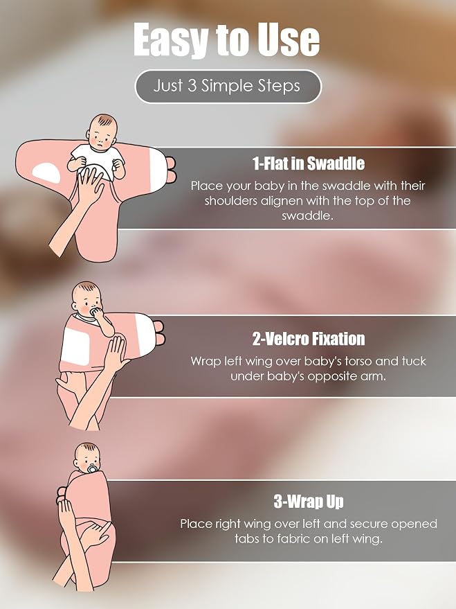 Newborn Swaddle Blanket Wrap 0-3 Months - Image 6