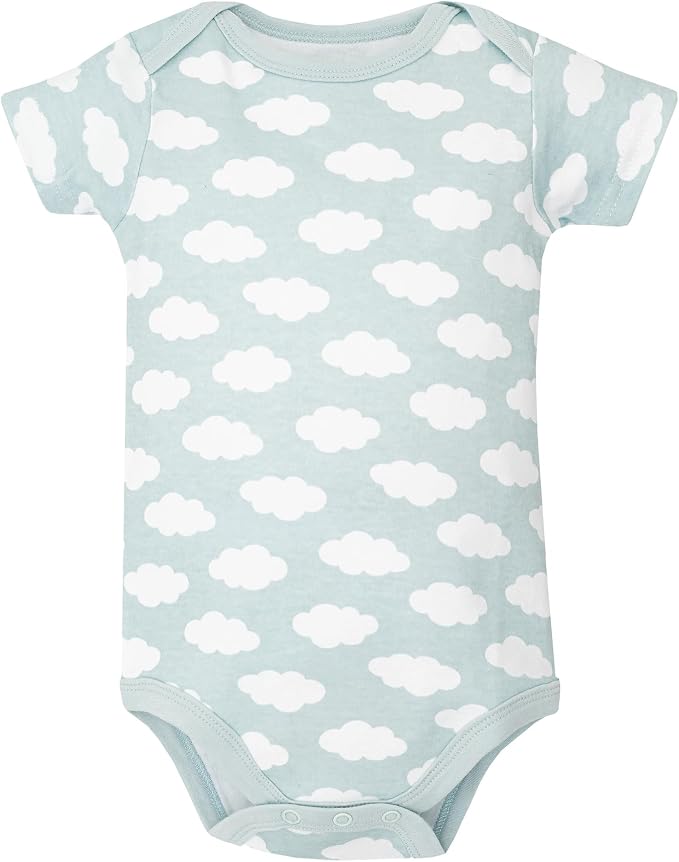 Hudson Baby Unisex Baby Cotton Bodysuits 5-Pack - Image 6