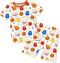 babee Reshinee Bamboo Viscose Toddler Boys Pajamas Set, Short Sleeve Kids by babeeReshinee
