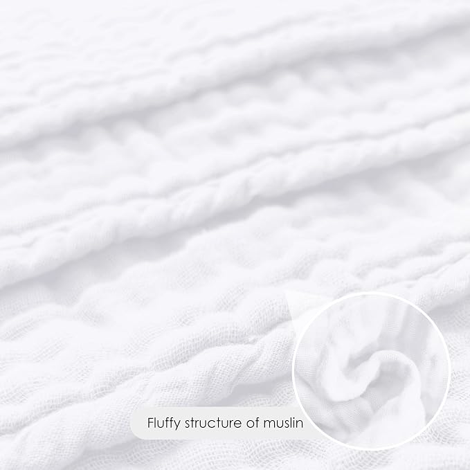 12 Pack Muslin Burp Cloths - Image 5