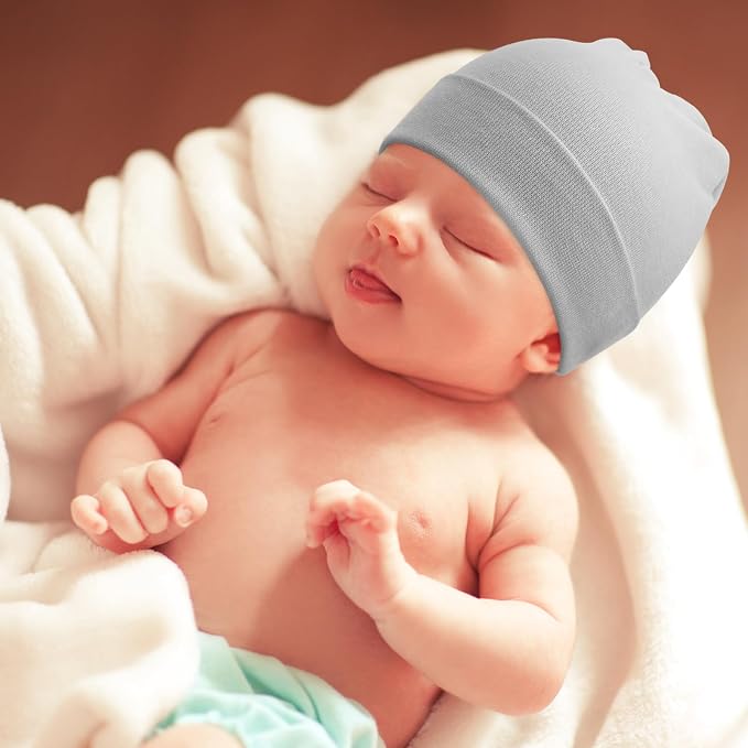 DRESHOW BQUBO 6 Pack Baby Beanie Hats - Image 4