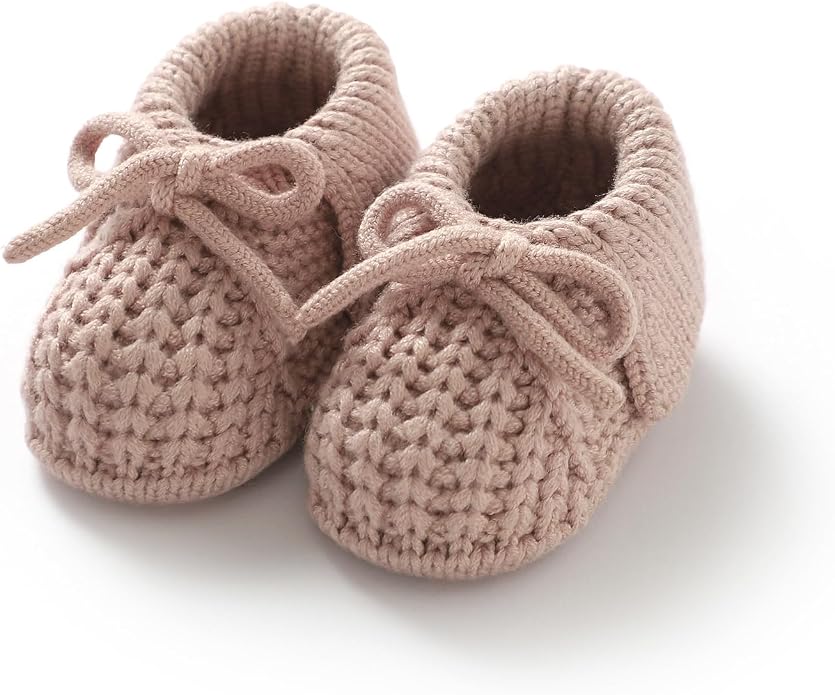 Baby Booties Newborn Boys Girls First Walkers Knit Infant Sock Shoes by WuguguBabyClothes