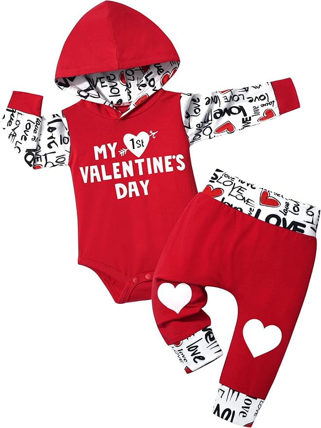 Fommy Newborn Baby Boy Clothes Plaid Letter Print Long Sleeve Hoodies + Long by Fommy
