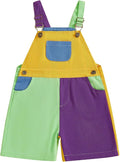 Fernvia Toddler Kids Baby Girl Boy Contrast Color Overalls Shorts Clothes by Fernvia