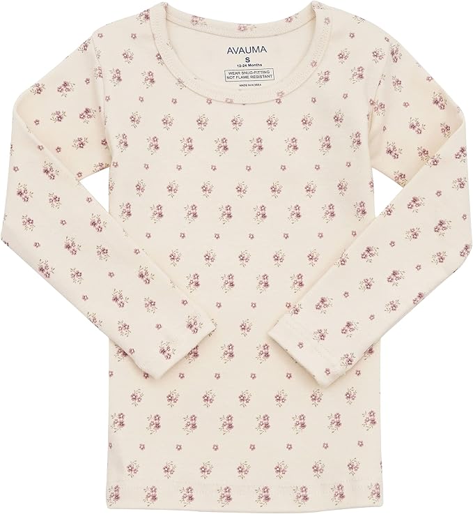 AVAUMA Baby Boys Girls Pajama Set 6M-7T Kids Cute Toddler Snug fit Pattern - Image 4