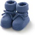 Hadetoto Newborn Baby Booties Cotton Knit Shoes | Soft, First Walkers, by Hadetoto