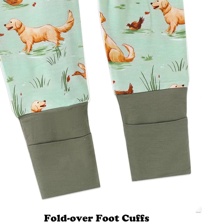 Baby Viscose of Bamboo Convertible Footie Pajamas - Image 6