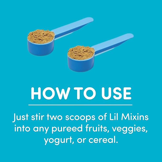 Lil Mixins Early Allergen Introduction, Tree Nut | Baby Stage 1-3, For Ages 4+ Mo., 8.5 Oz Jar, 4 Month Supply
