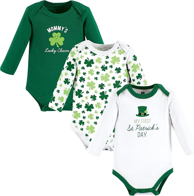 Hudson Baby baby-boys Cotton Long-sleeve Bodysuits 3-pack by HudsonBaby