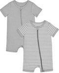 Jimonda Baby Rompers Cotton Boys Girls Short Sleeve Sleepers Pajamas Pjs | Two by JimondaBaby