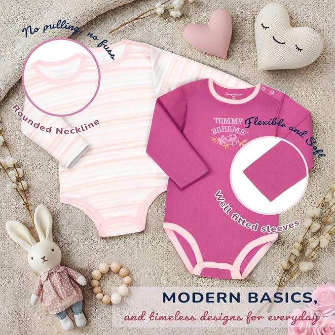 Tommy Bahama Baby 5-Piece Onesie Set - Image 2