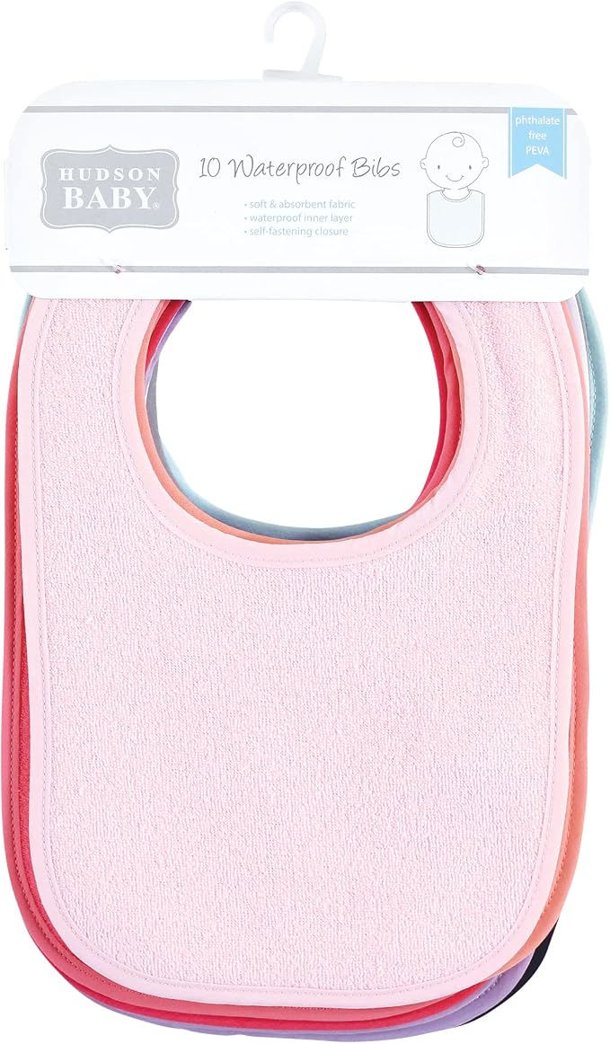 Hudson Baby Unisex Baby Drooler Bib - Image 2