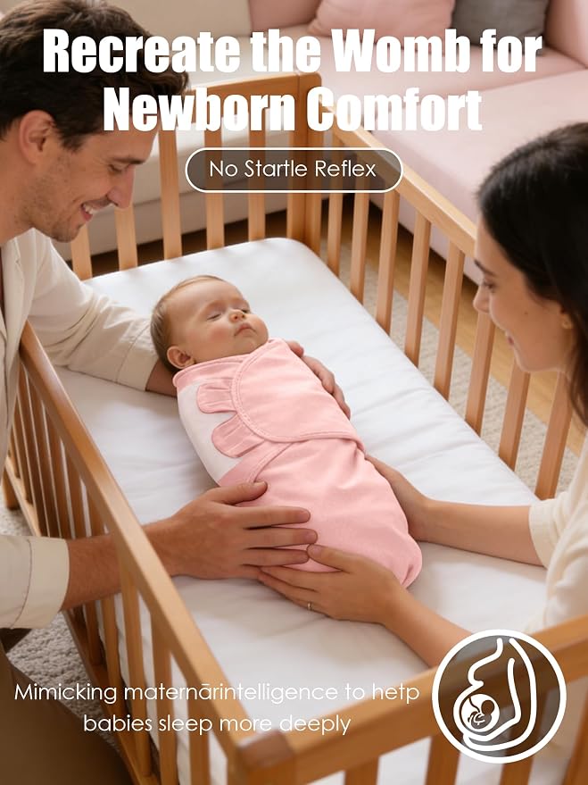 Newborn Swaddle Blanket Wrap 0-6 Months - Image 3