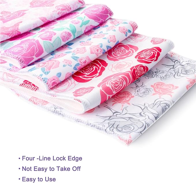10-Pack Burp Cloths for Baby Boys and Girls - Image 6
