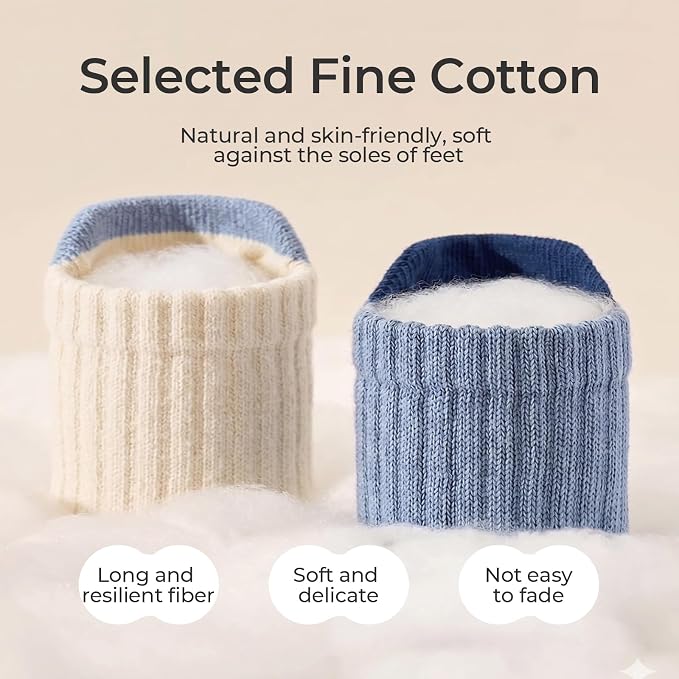 Non-slip Toddler Ankle Cotton Grip Socks Unisex 6M-5T - Image 4