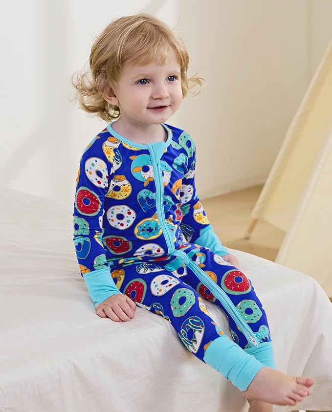 babee Reshinee Bamboo Viscose Baby Footie Pajama, Zipper Sleeper Boys Girls | - Image 5