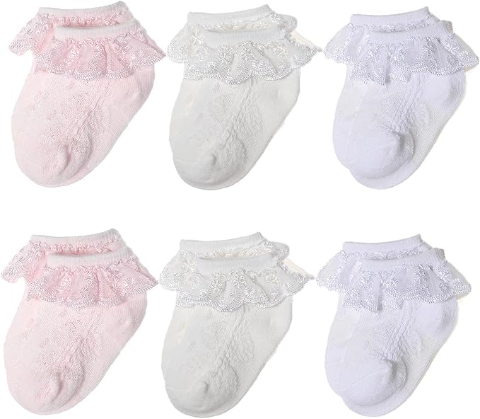 Marchare Baby Lace Socks 3 Pack by Marchare