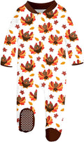 uideazone Baby Girls Footed Pajamas, Zip Sleeper by uideazone