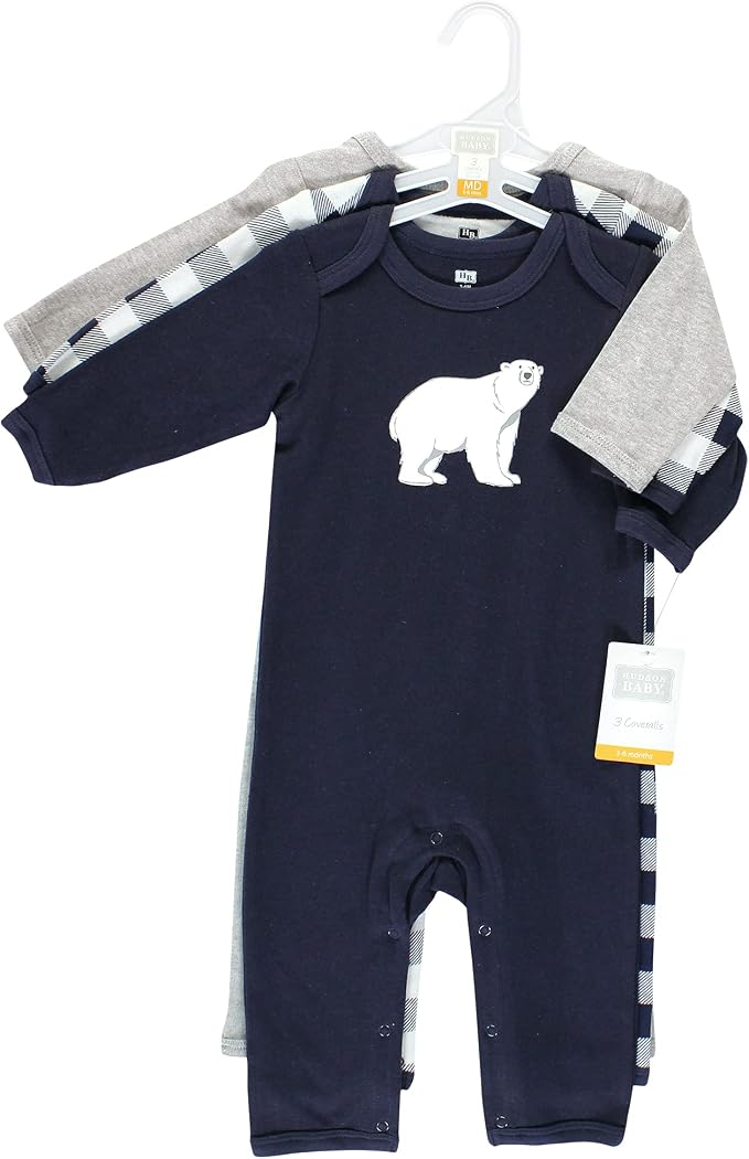 Hudson Baby unisex-child Cotton Coveralls - Image 2