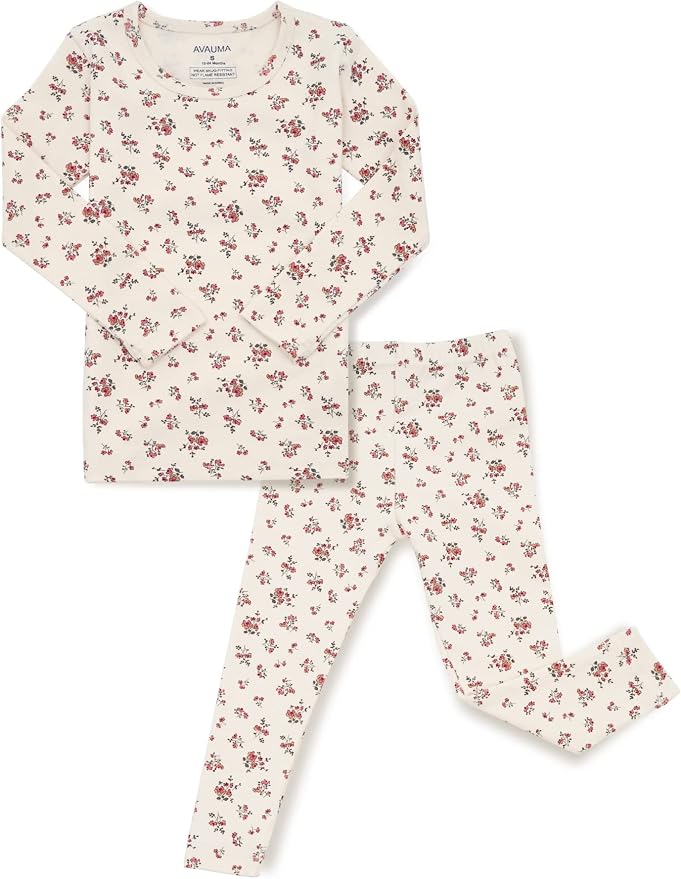 AVAUMA Baby Boys Girls Pajama Set 6M-7T Kids Cute Toddler Snug fit Pattern by AVAUMA