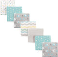 Luvable Friends Unisex Baby Cotton Flannel Receiving Blankets, Basic Elephant by Luvable+Friends