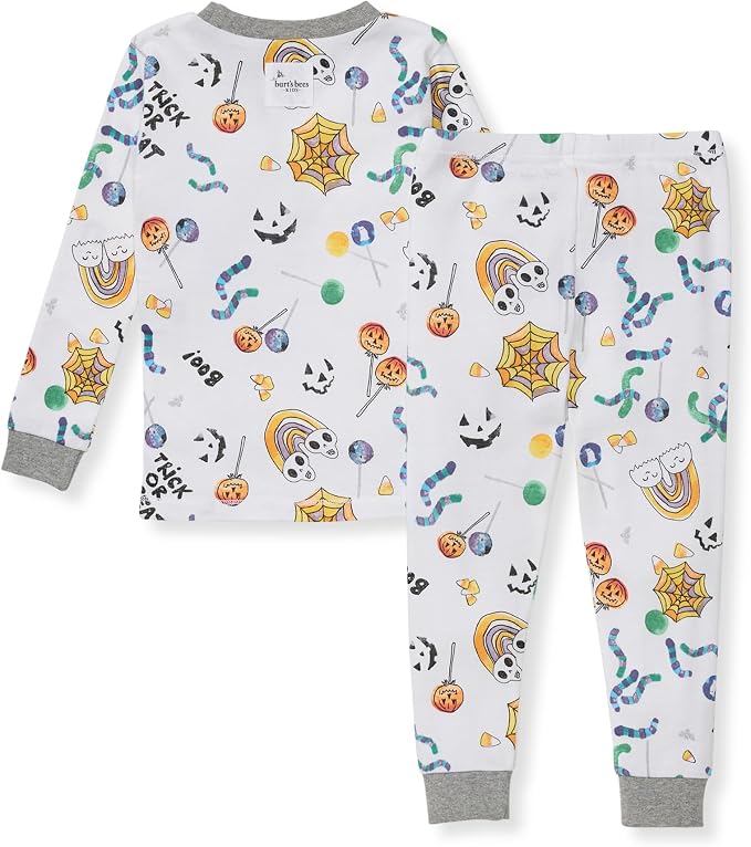 Burt's Bees Baby Girls Organic Cotton Pajamas, Toddler PJ Set, 2-PC | Soft - Image 2
