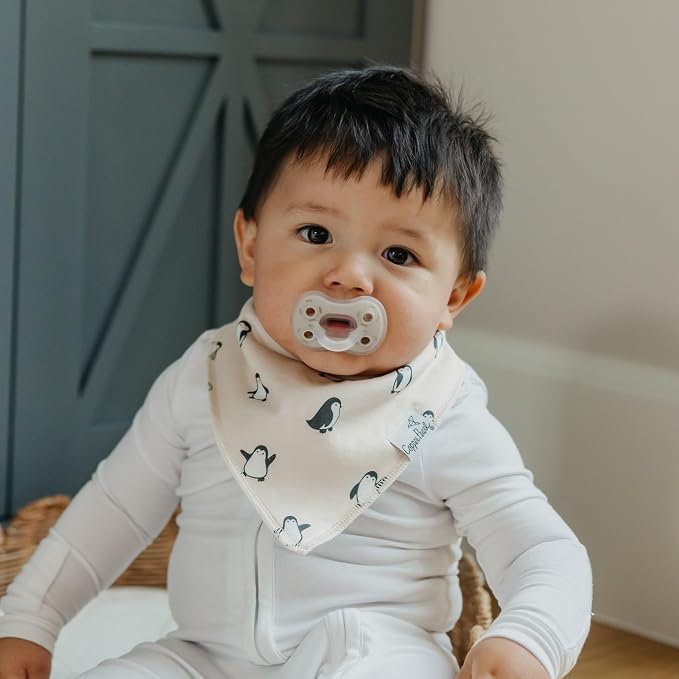 Copper Pearl Baby Bibs 4 Pack, Printed Bandana Drool Bibs - Image 8