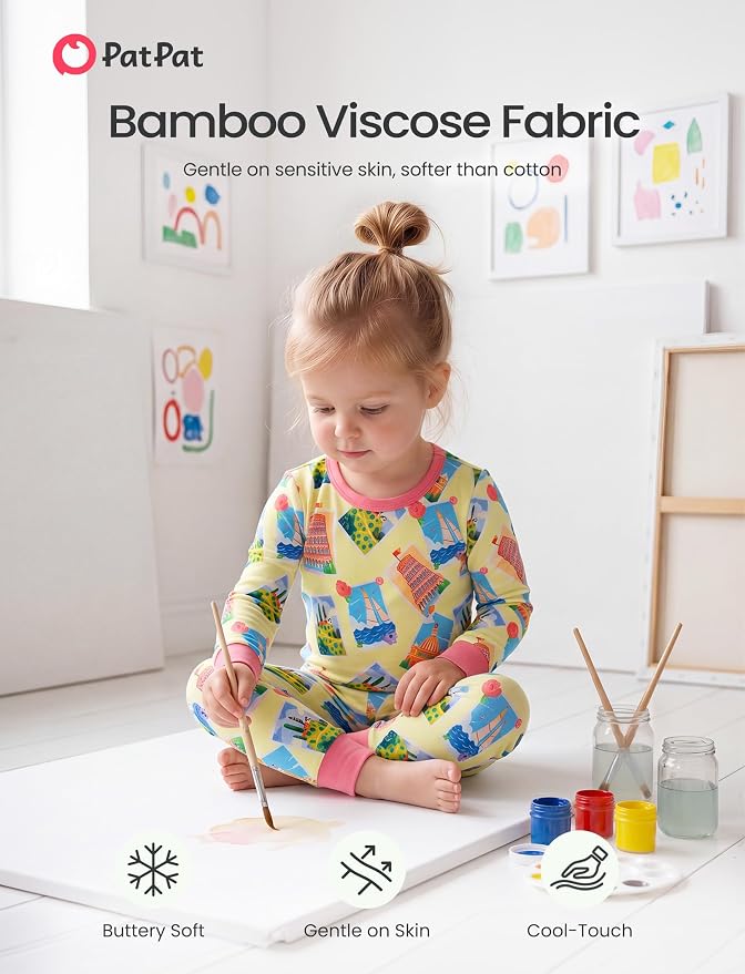 PATPAT Bamboo Viscose Pajama Set - Image 4