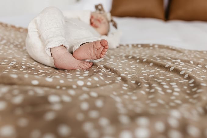 Copper Pearl Swaddle Blankets for Newborns | Soft Stretchy Receiving Blankets - Image 4