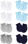 AQOKKA Newborn Baby Mittens No Scratch Cotton Elastic Wrist Gloves Infant by AQOKKA