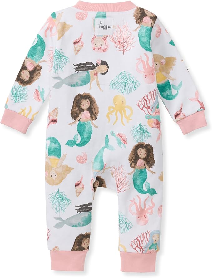 Burt's Bees Baby Unisex Sleep and Play Pajama, Footless One-Piece Zipper PJ | - Image 2