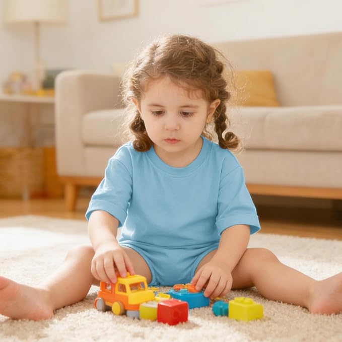 Jimonda Baby Bubble Rompers Boy Girl Cotton Shirt Clothes | Soft, breathable - Image 3