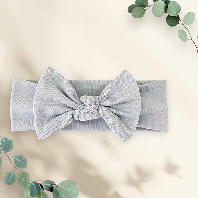 Baby Girl Headbands-Infant, Toddler Cotton Handmade Hairbands - Image 5