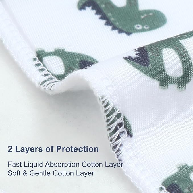 10-Pack Burp Cloths for Baby Boys and Girls - Image 4