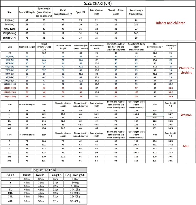 Awoscut Family Christmas Pajamas Matching Pajamas for Family, Xmas PJs Sets Holiday Sleepwear