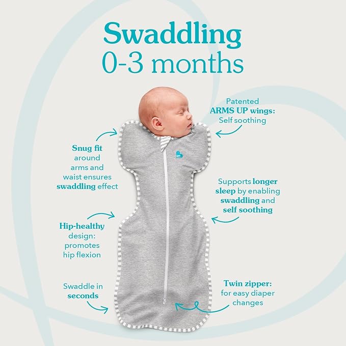 Love to Dream Swaddle UP, Organic Cotton, Baby Sleep Sack, Self-Soothing - Image 3