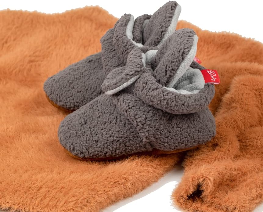 Sawimlgy Newborn Infant Baby Girl Boy Cotton Booties Stay On Sock Slippers Soft - Image 4