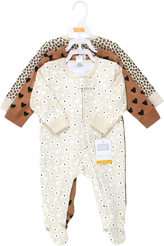 Hudson Baby Unisex Baby Cotton Sleep and Play - Image 2