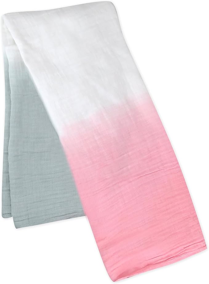 HonestBaby Organic Cotton Swaddle Blankets, One Size - Image 2