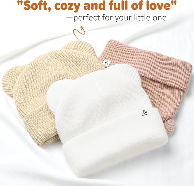 DANMY Baby Beanie Winter Knit Hat - Image 2