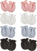 AQOKKA Newborn Baby Mittens No Scratch Cotton Elastic Wrist Gloves Infant by AQOKKA