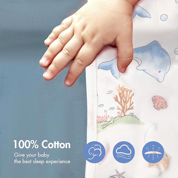 ANYEDDE 2-Pack Arms Up Swaddle 0-3 Months, Newborn Swaddle - Image 4