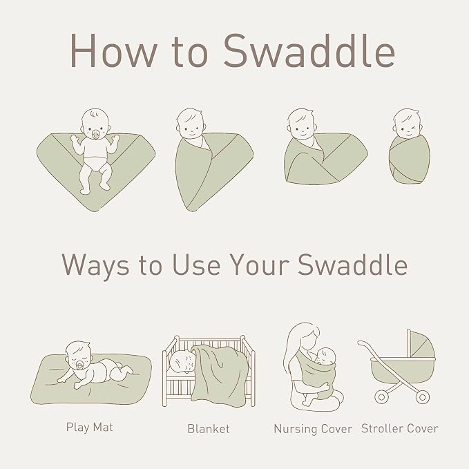 GLLQUEN BABY Muslin Swaddle Blankets - Image 6